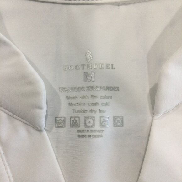 Soothfeel T-Shirt Women’s Size M Color White Pullover V-Neck Sports Sleeveless - Picture 4 of 8